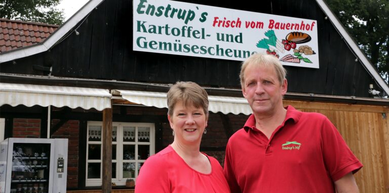 Schließen ihren Hofladen in Lavesum nach 31 Jahren: Elisabeth und Josef Enstrup.