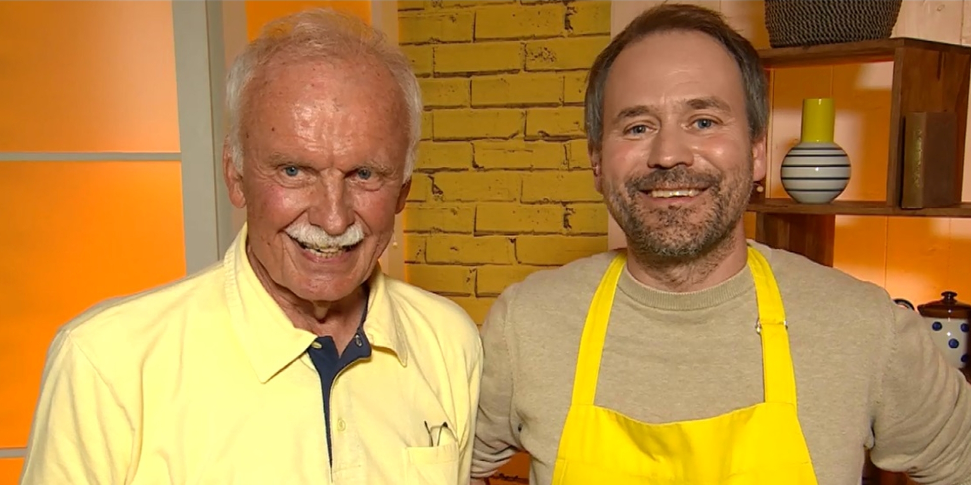 Dr. Rolf Budde und sein Schwiegersohn Jérôme Vonderhecken haben gemeinsam an einer Koch-Show teilgenommen.