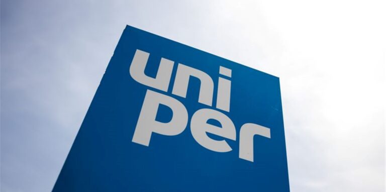 Schild mit Logo Uniper