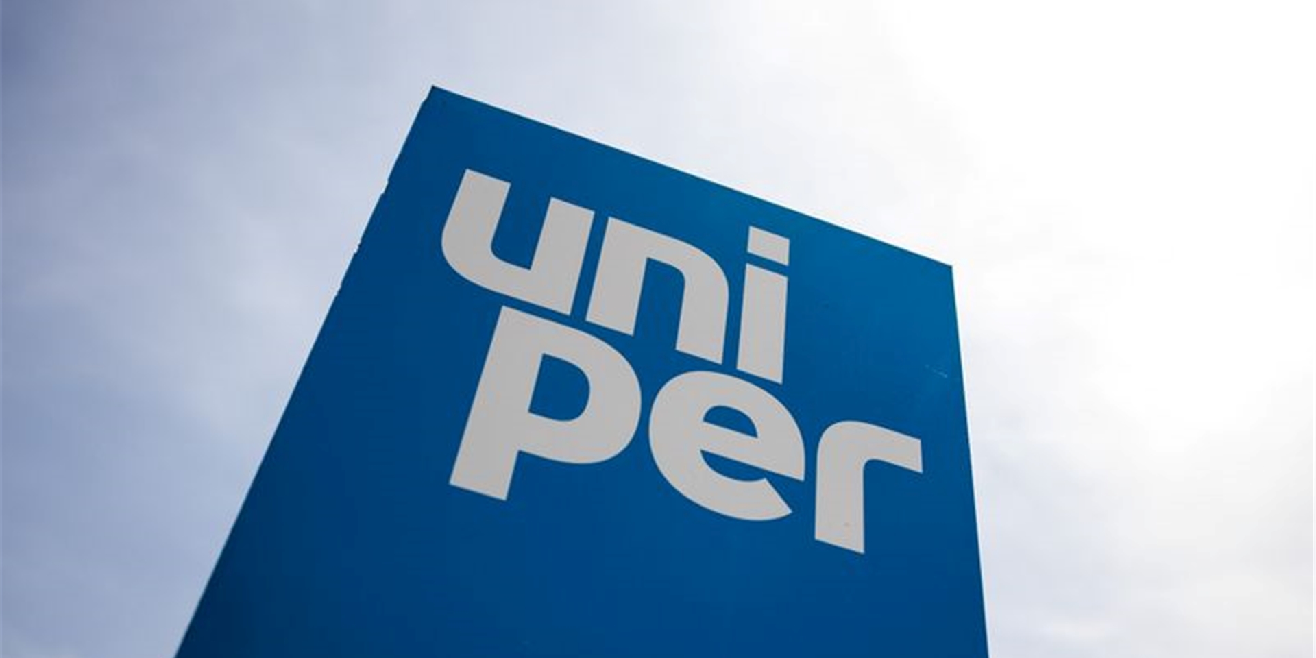 Schild mit Logo Uniper