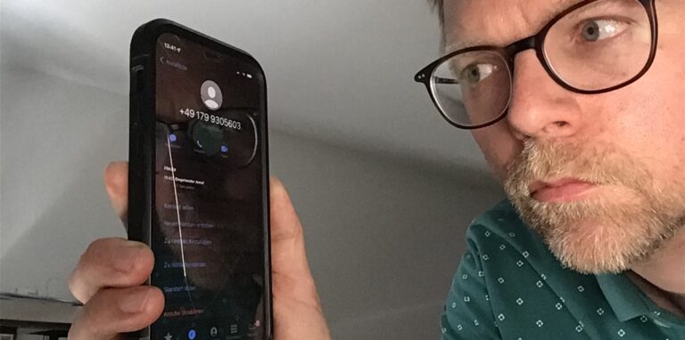 Ein Anruf von der Europol: Unser Redakteur Tobias Weckenbrock wurde am Dienstag an seinem Handy überrascht.
