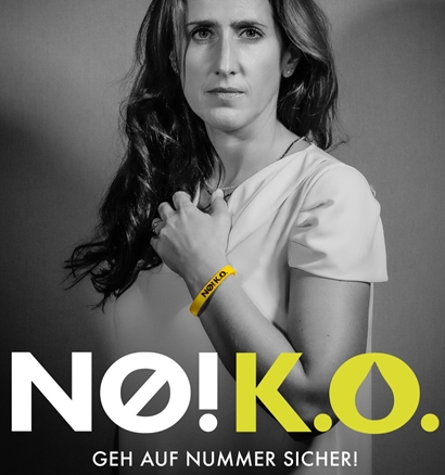 Alexandra Roth aus Bonn ist auf einem Poster zu der Kampagne mit dem Titel Alexandra Roth aus Bonn ist auf einem Poster zu der Kampagne mit dem Titel
