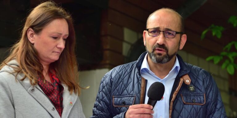 Die Betriebsratsvorsitzende des Gemeinschaftsbetriebs Marl, Adriane Fährmeister (46), und ihr Stellvertreter Ali Simsir (48) werden in der nächsten Woche mit Evonik verhandeln.
