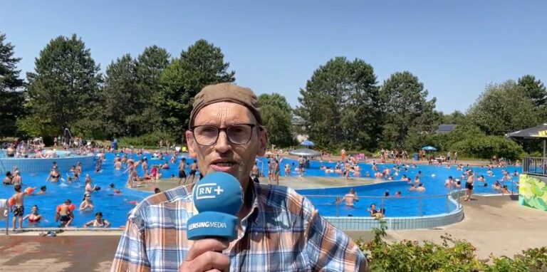 Da hilft nur Abkühlung im Wasser: Am Dienstag (19.7.) wird es heiß in Dortmund. Wir berichten aktuell.