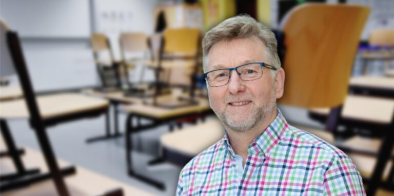 Martin Heuer ist Hauptschullehrer und Teil des Leitungsteams der GEW in Dortmund. Er findet den Lehrkräftemangel „dramatisch“.