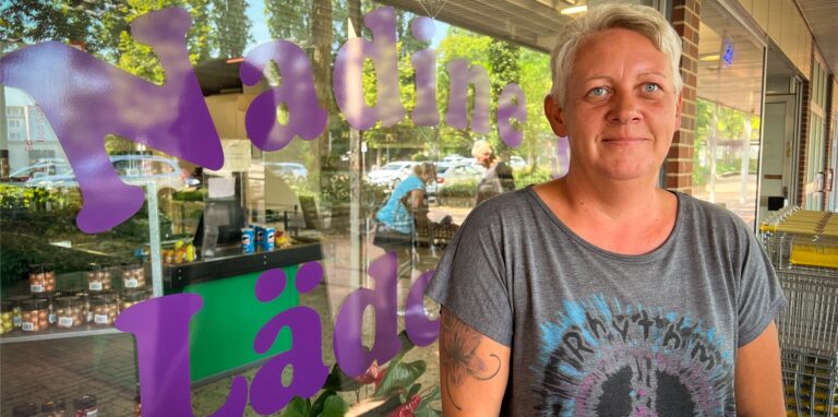 Krankheitsbedingt muss Nadine Kal ihren Lebensmittelladen in Dorsten aufgeben.