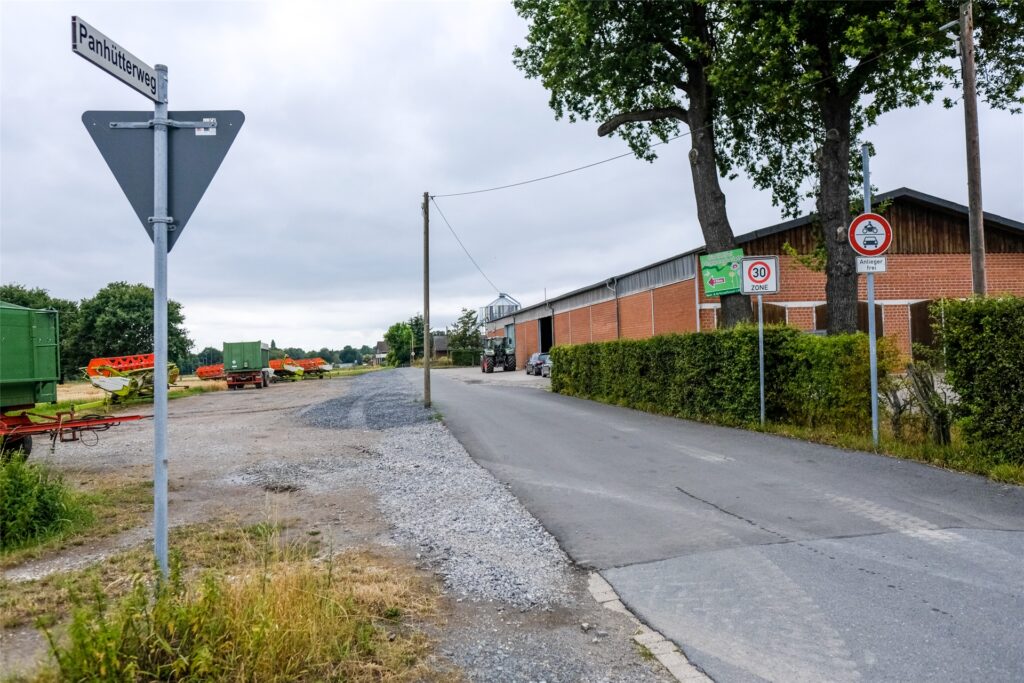 Ansicht des Pannhütterwegs in Recklinghausen