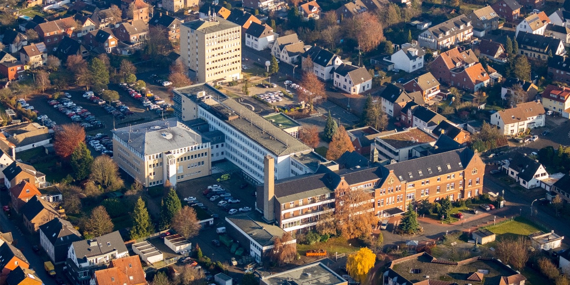 Im St-Sixtus-Hospital gilt vorübergehend ein Besuchsverbot.