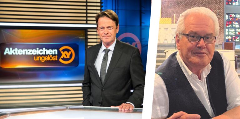 Fernsehmoderator Rudi Cerne und der Marler Pfarrer Ulrich Müller.