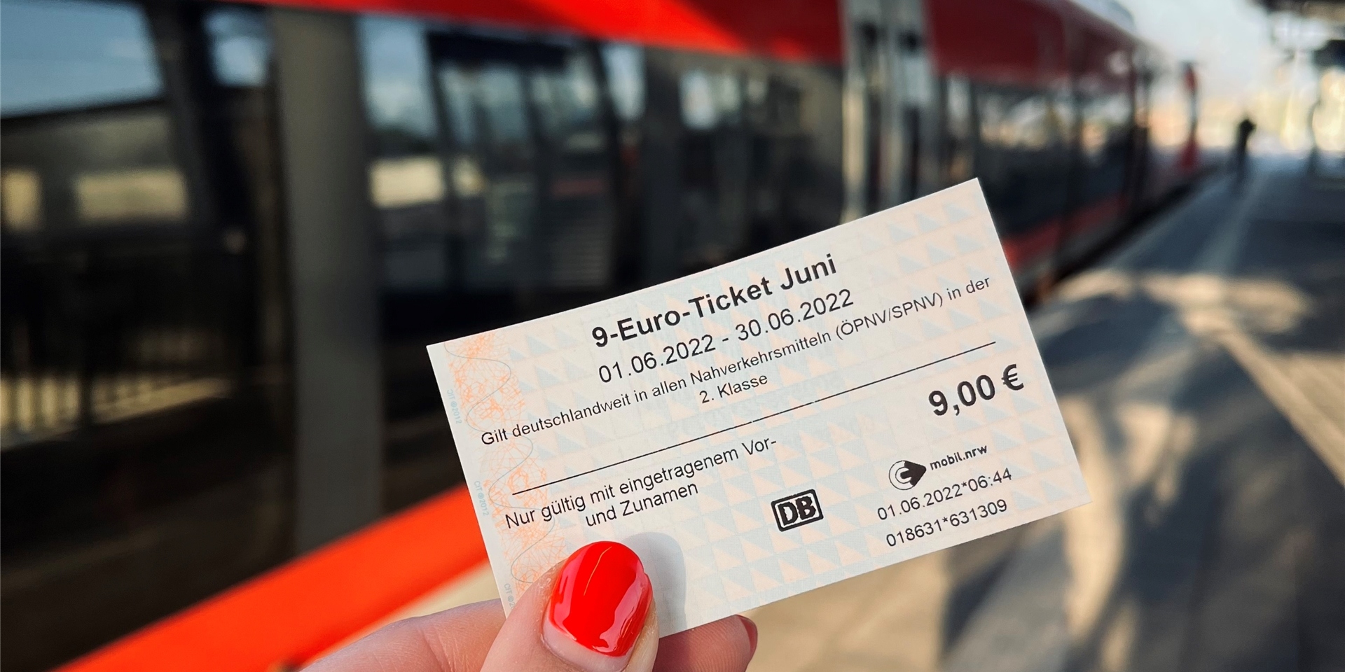Das 9-Euro-Ticket ist so günstig, dass Probleme in der Wahrnehmung kleiner werden.