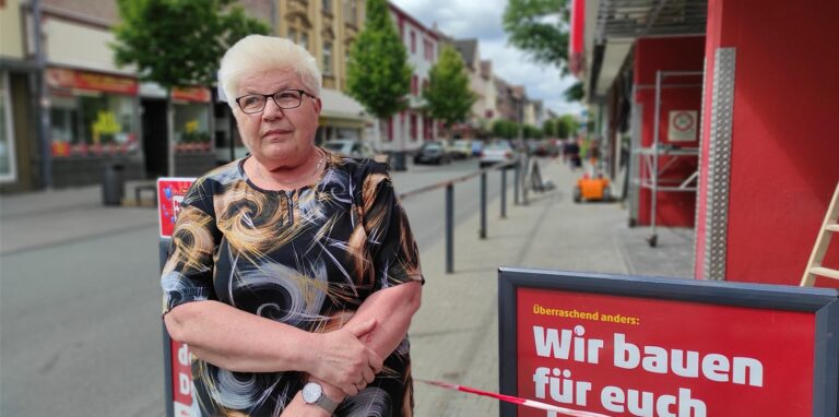 Ilona Hackenberg wünscht sich ein Café an der Langen Straße.