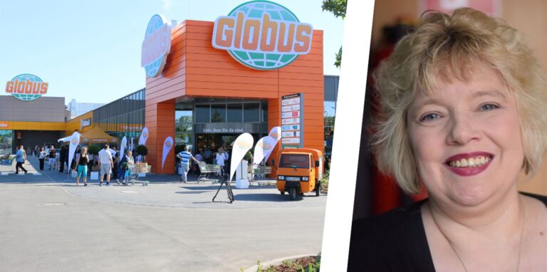 Die Castrop-Rauxeler DGB-Vorsitzende Sabine Seibel kritisiert den Globus-Konzern für sein Festhalten am Russland-Geschäft.