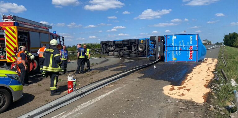 Die A2 ist nach einem Verkehrsunfall in Richtung Hannover bei Hamm gesperrt.