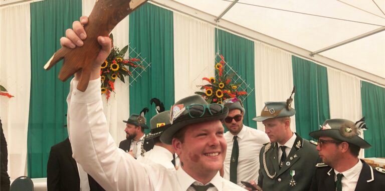 Steffen Schulz ist der neue Schützenkönig von Altendorf-Ulfkotte.