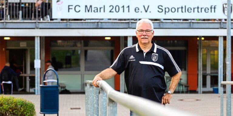 Vorsitzender Claus Lanczek und der FC Marl