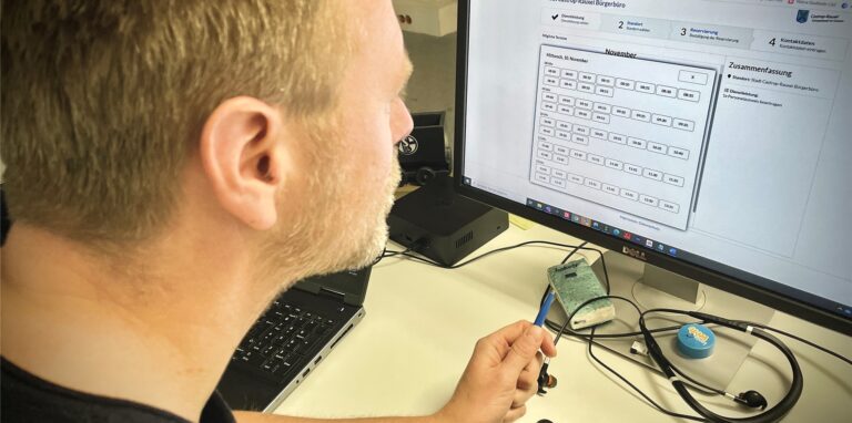 Für das Bürgerbüro kann man Termine online buchen.