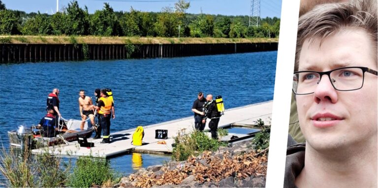 Am Freitag holten Taucher den untergegangenen 14-Jährigen aus dem Kanal. – Der DLRG-Vorsitzende Stephan Spiecker warnt vor Gefahren beim Sprung ins Wasser.