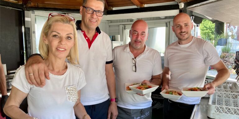 Das Team vom Restaurant „Inos“.