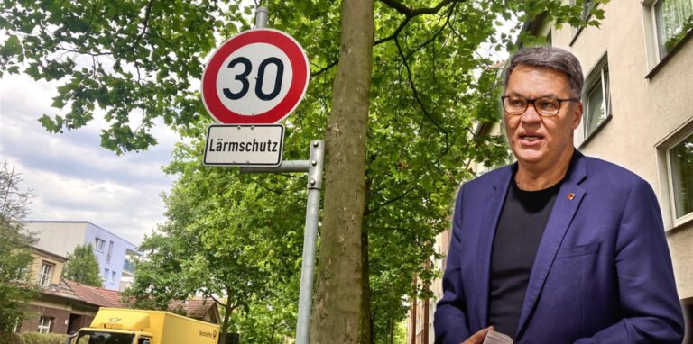 Gibt es bald flächendeckend Tempo 30 auf Dortmunds Straßen. Oberbürgermeister Thomas Westphal hat eine klare Haltung dazu.