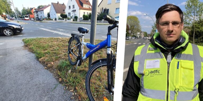 ADFC-Sprecher Patrick Berner kritisiert, dass der seit Jahren bekannte Lösungsvorschlag, wie man die Einmündung Buschstraße für Radfahrer sicherer machen könnte, bis heute nicht umgesetzt wurde.