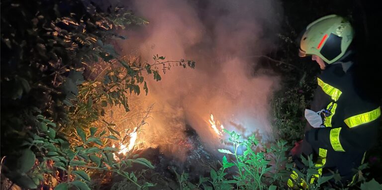 Die Feuerwehr rückte am Freitagmorgen zu einem Brand zur Kahlstaße nach Wulfen aus.