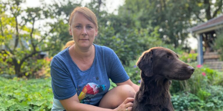 Zeitungszustellerin Nicole machte mit ihrem Hund ihre Runde in Wulfen, als sie den Brand bemerkte und die Anwohner weckte.