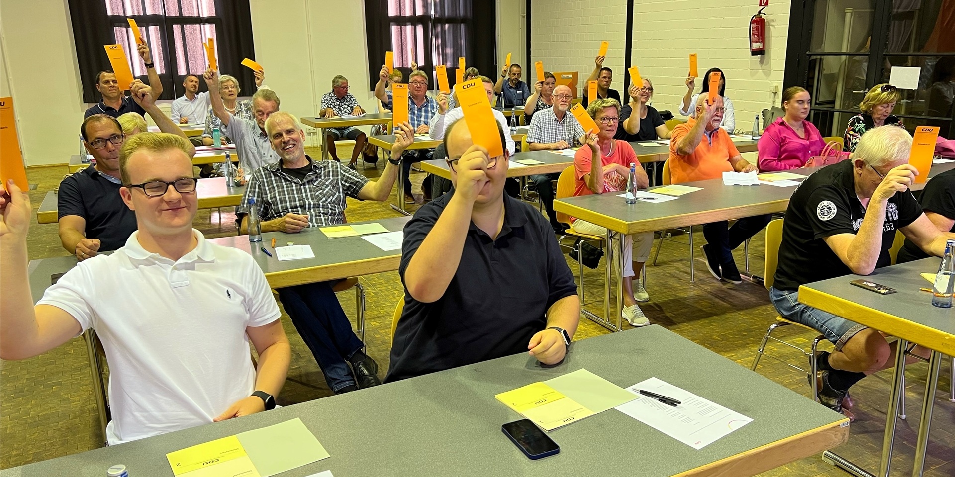 Beim Stadtparteitag im Stadtteiltreff Zeche Scherlebeck wählen die CDU-Mitglieder den neuen Vorstand.