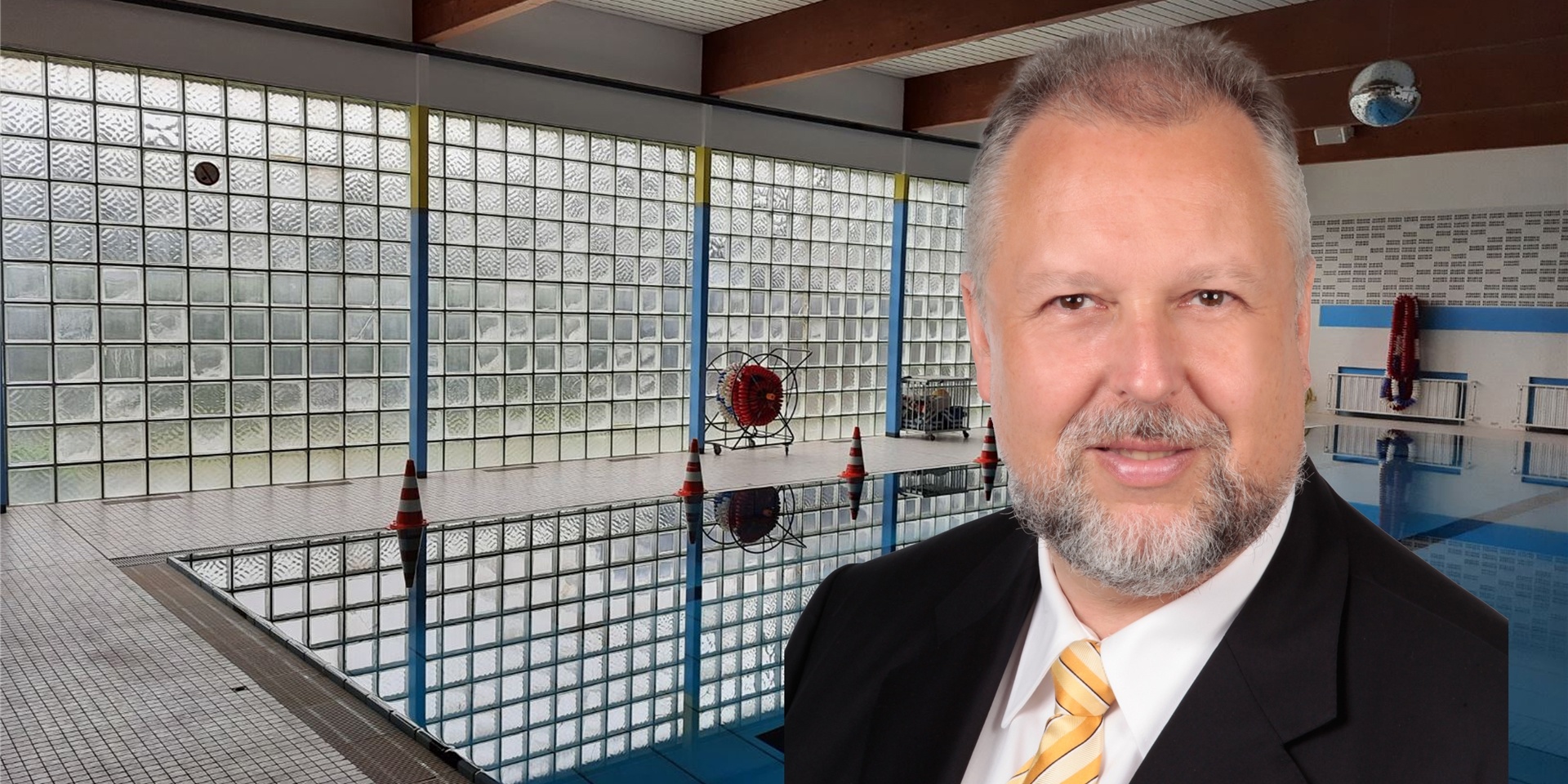 Prof. Dr. Ulrich Sick ist erster Vorsitzender des Schwimmvereins Lembeck. Der Verein überlegt, wie noch Energie im Lembecker Hallenbad einspart werden kann.