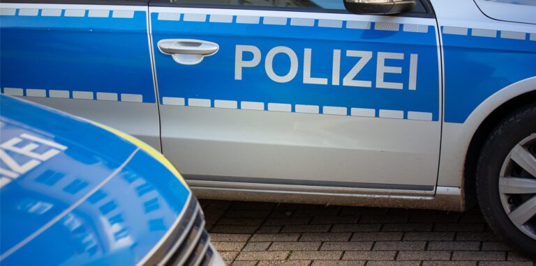 Symbolfoto: Zwei Polizeiautos stehen nebeneinander.