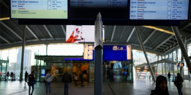 Vor gut einer Woche hatte es bereits Streiks im Bahnverkehr der Niederlanden gegeben.