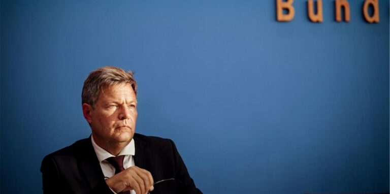 Bundeswirtschaftsminister Robert Habeck (Grüne)