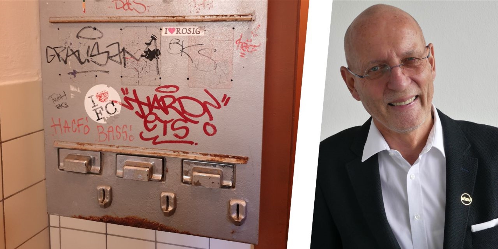 In einem Nordstadt-Lokal steht ein uralter Kondomat. Das sorgt für Unmut bei Paul Brühl, Geschäftsführer des Verbands für Automaten-Fachaufsteller.