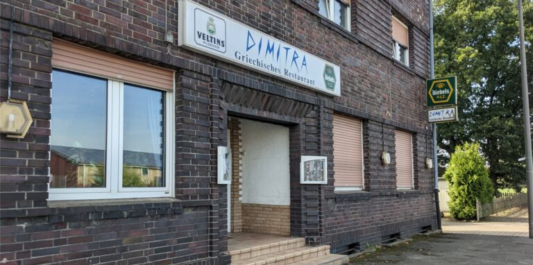 Das Restaurant „Dimitra“ an der Halterner Straße in Hervest wird nicht mehr öffnen.