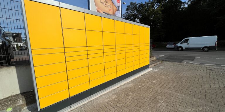 Die neue Packstation am Resser Weg funktioniert App-gesteuert und komplett ohne Display.
