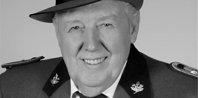 Schützenbruder Konrad Zimmermann im Porträt