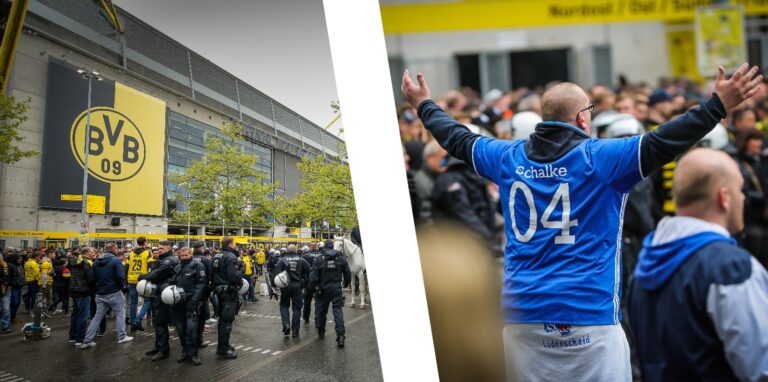 Vom Bahnhof bis zum Stadion sollen die Fangruppen von BVB und Schalke 04 beim Revierderby am Samstag getrennt werden.