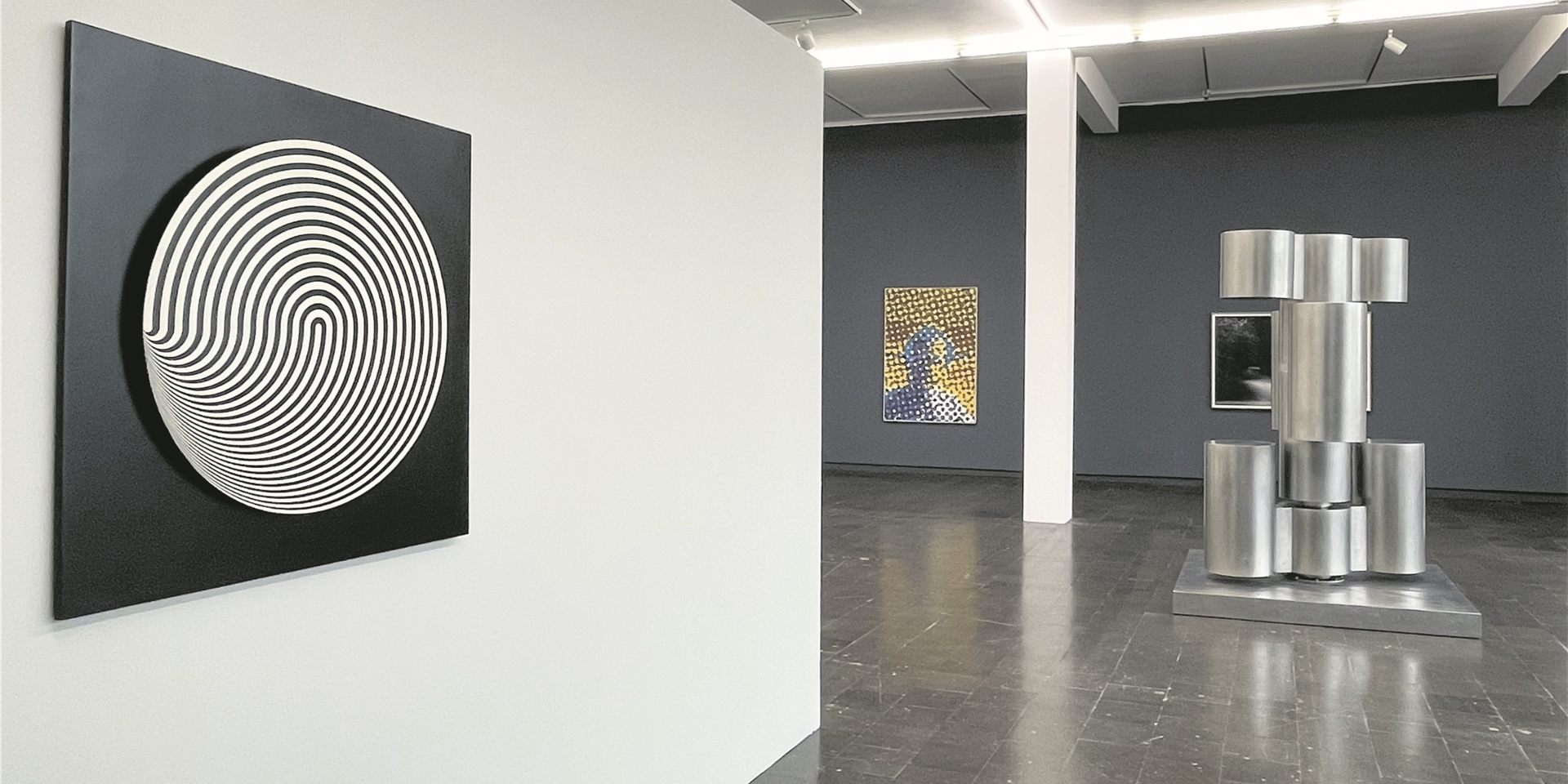 Blick in die aktuelle Ausstellung in der Kunsthalle: „At first sight“ zeigt hochkarätige Werke aus der städtischen Sammlung.