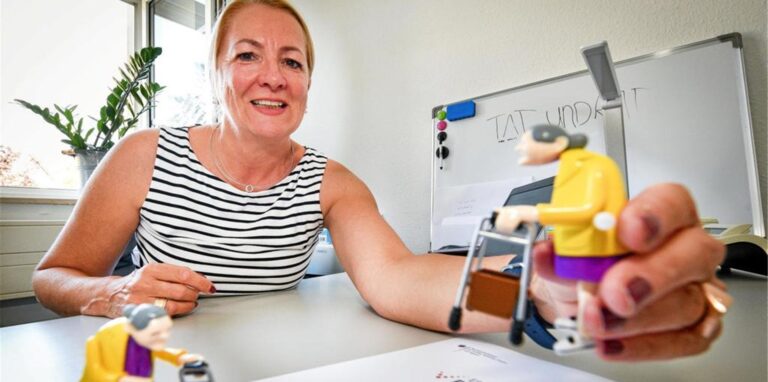 Sabine Paschen-Schnarkowski vom Dienstleistungsunternehmen „rat und tat“ in Gladbeck.