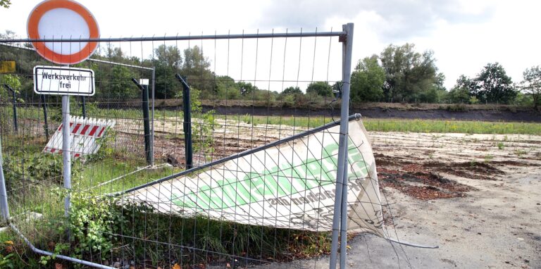 Am geplanten Bauhof des Lippeverbandes an der Wasserwerkstraße tut sich noch nichts.