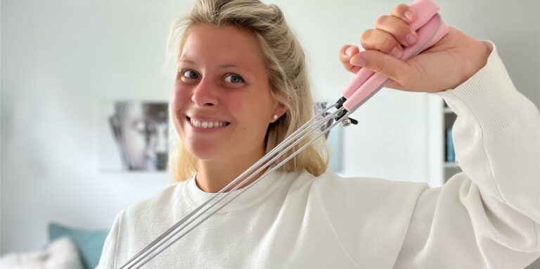 Carolin West mit einem Springseil