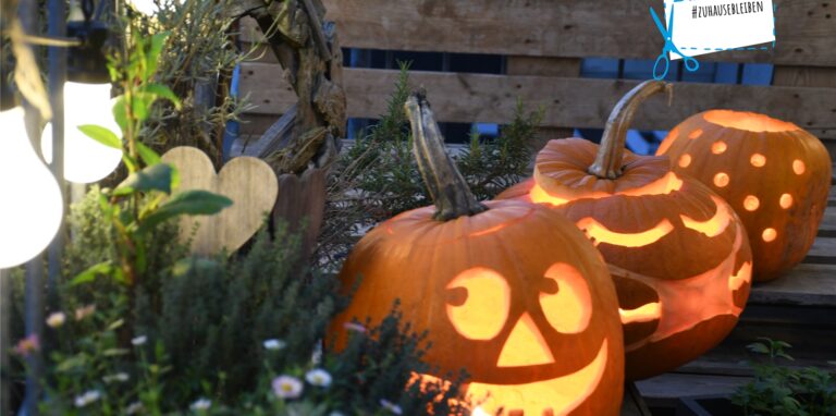 Kürbisse gehören zu Halloween: Wir zeigen im Video, wie man ihnen Fratzen schnitzt.