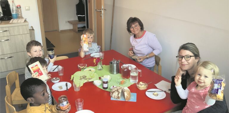 Faires Frühstück im Kindergarten Blaues Haus