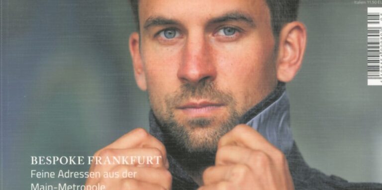 Der Waltroper Max Beermann ist auf dem Titelbild des Mode-Magazins „Tweet“ abgebildet.