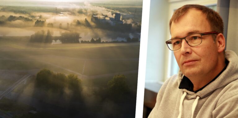 Solche Luftbilder gelangen Peter Hof zum Berge am frühen Dienstagmorgen in Henrichenburg.