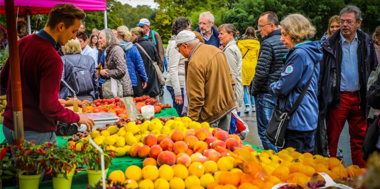 So sah der Herbstmarkt in einem der vergangen Jahre aus.