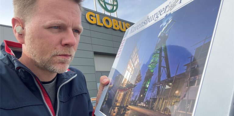 Ravensburger hat ein Castrop-Rauxel-Puzzle rausgebracht. Das Motiv: der Erin-Turm. Es kostet 4,99 Euro.