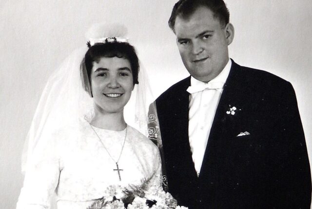 Hochzeitsfoto von Brunhilde und Clemens Peick.