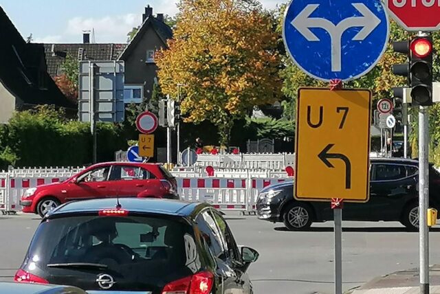 B235 Umleitung Heerstraße