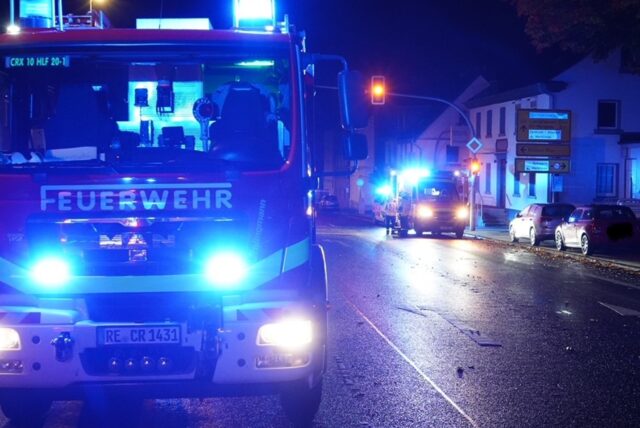 Zu einem Einsatz rückte die Feuerwehr zur Wittener Straße aus.