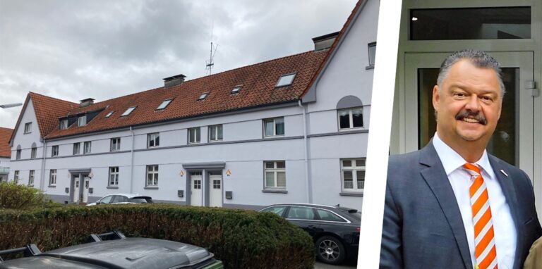 Auch denkmalgeschützte Zechenhäuser wie hier an der Plaggenbrauckstraße gehören zum Wohnungsbestand der neuma. Geschäftsführer Christoph Thier sieht keine Alternative zu Mieterhöhungen in Marl.